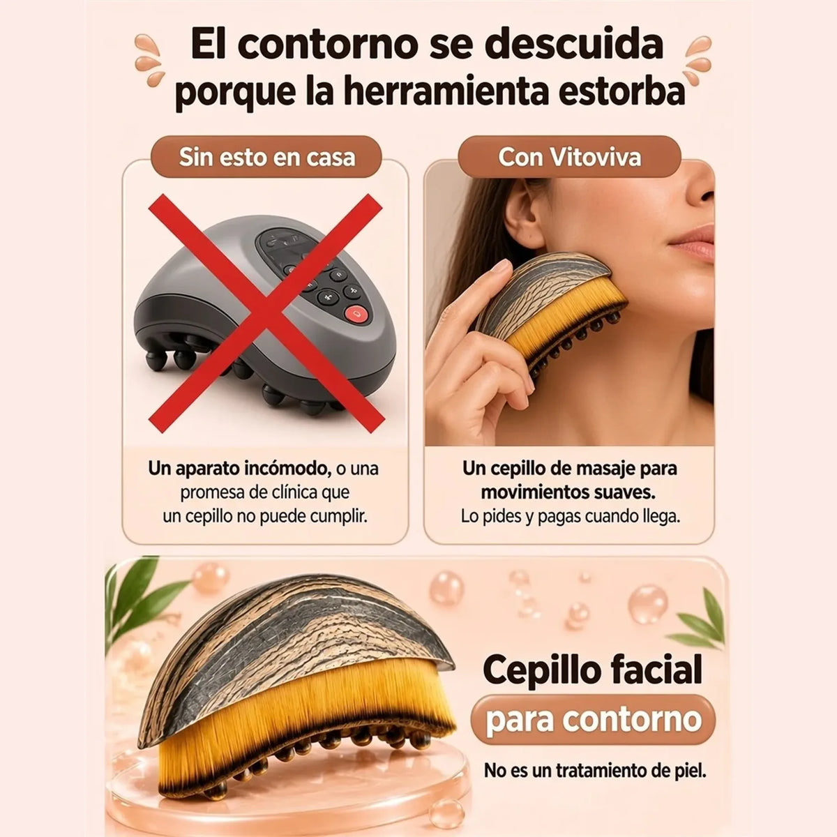 El contorno se descuida porque la herramienta estorba.