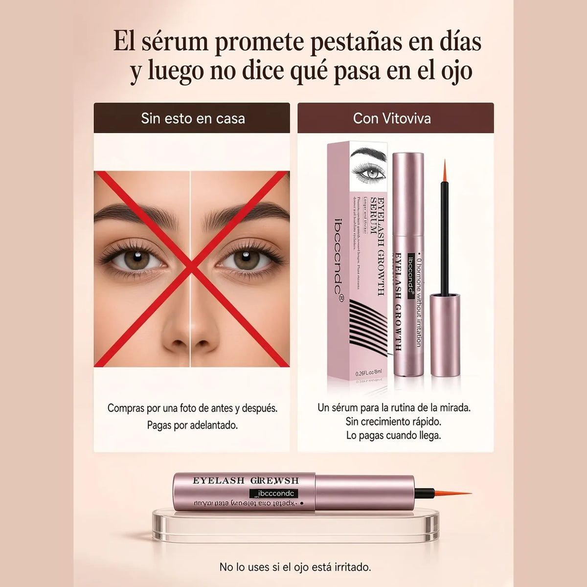 Sin foto de antes y después. Lo pagas cuando llega.